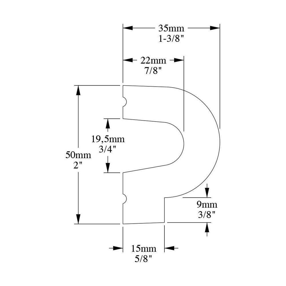 Primed White Polyurethane Crown Panel Moulding Set