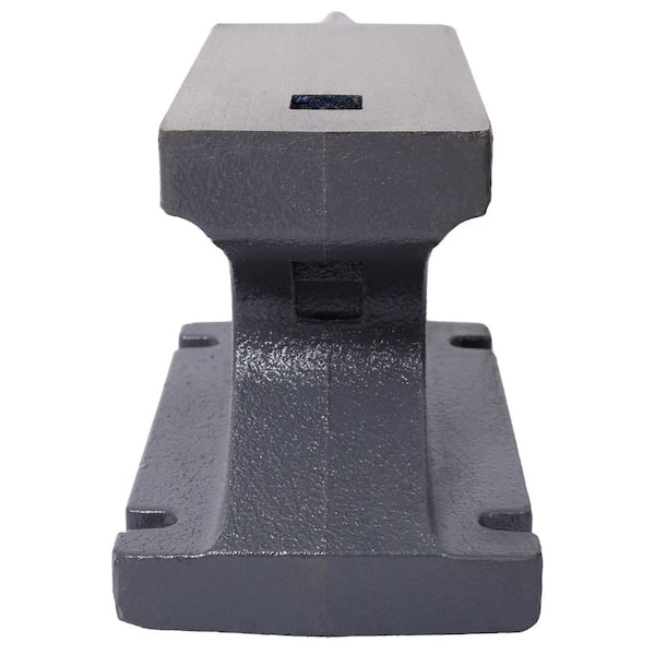 Tidoin 55 lb. Cast Iron Anvil with Single Horn Round Horn and