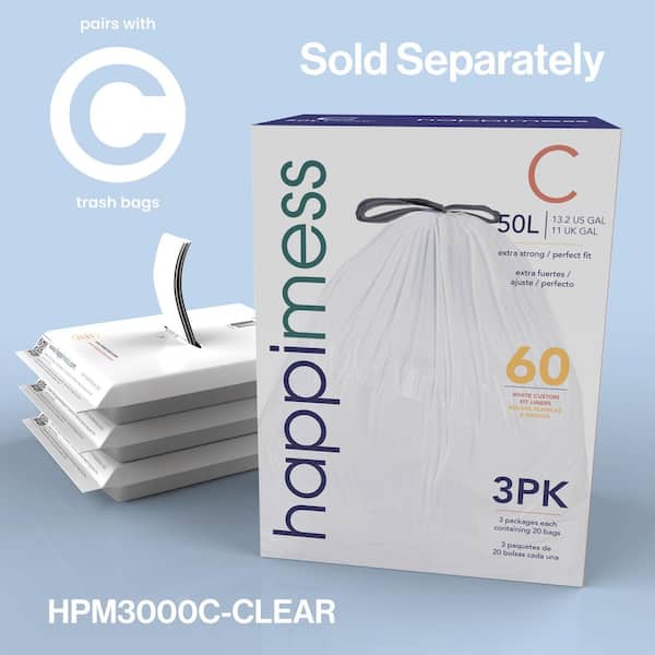 Simple Human Clear Can Liners Strong Plastic 13 Gallon Medium Trash Bag -  China Simple Human Trash Bags M and Glad 13 Gallon Trash Bags price