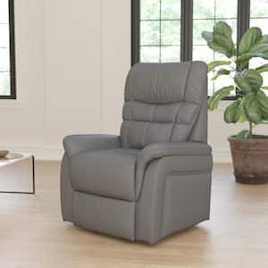 Gray LeatherSoft Recliner