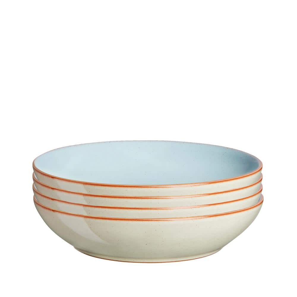 Denby Heritage Pavilion Pasta Bowls (Set of 4) PAV052/4 The Home Depot