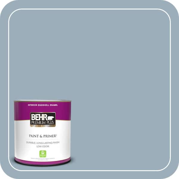 BEHR PREMIUM PLUS 1 qt. Home Decorators Collection #HDC-CT-24 Rainy Sidewalk Eggshell Enamel Low Odor Interior Paint & Primer