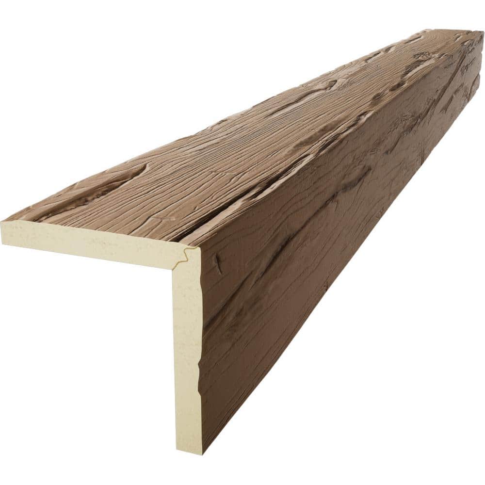 Toffee Faux Wood Beam 4"H x 8"W x 22'L