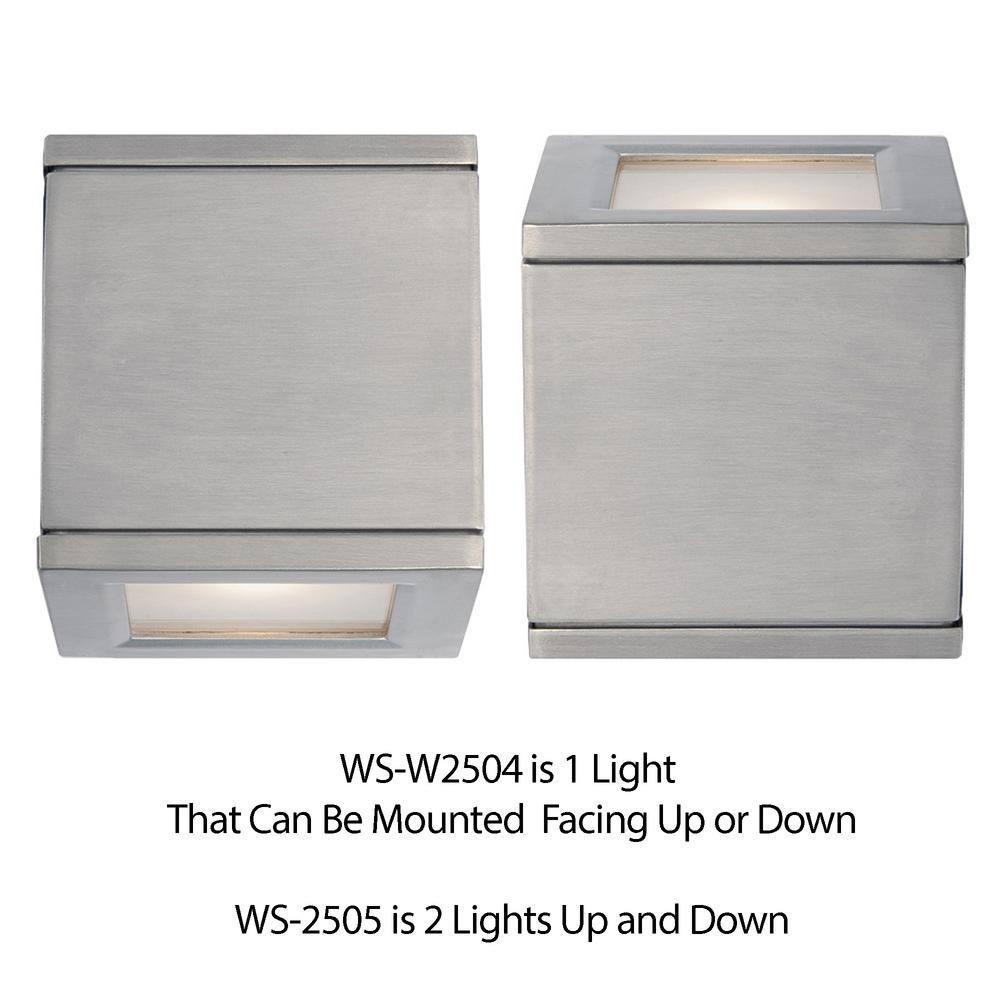 White Aluminum Dimmable Outdoor Wall Light
