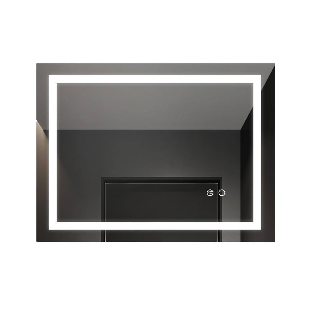 32 in. W x 24 in. H LED Lighted Bathroom Vanity Wall Mounted Mirrors, Large