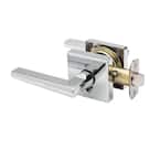 Verona Satin Stainless Pushbutton Privacy Bed/Bath Door Handle