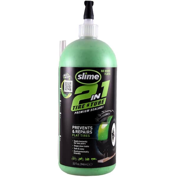 Slime 2-in-1 Sealant for Tube and Tubeless Tires 32 oz.