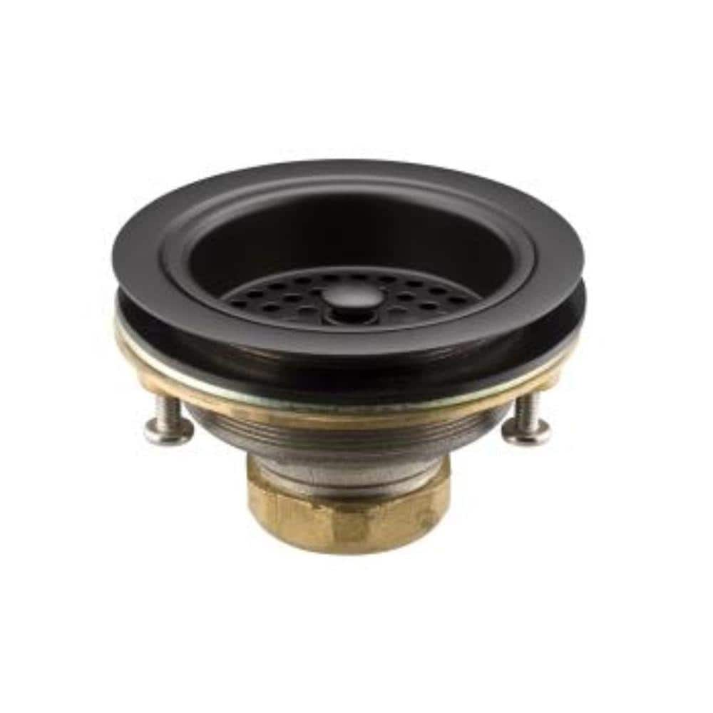 KOHLER Duostrainer Sink Strainer Less Tailpiece in OilRubbed Bronze K