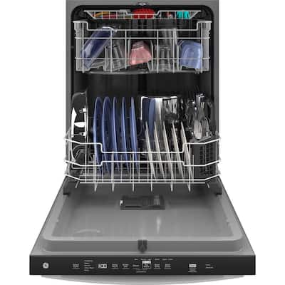 24 in. Fingerprint Resistant Stainless Steel Top Control Built-In Tall Tub Dishwasher with Steam Cleaning and 50 dBA