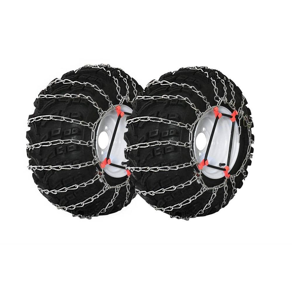 20x8x8, 20x8x10 in. 2-Link Tire Chains with Tensioners Replace Peerless 1062656, Zinc Plated Chains, Set of 2 price history on PriceWatchPro