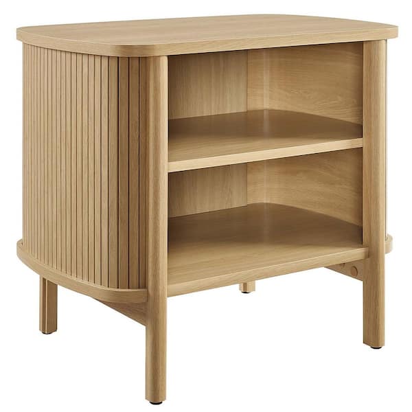 MODWAY Cadence Oak Open Nightstand