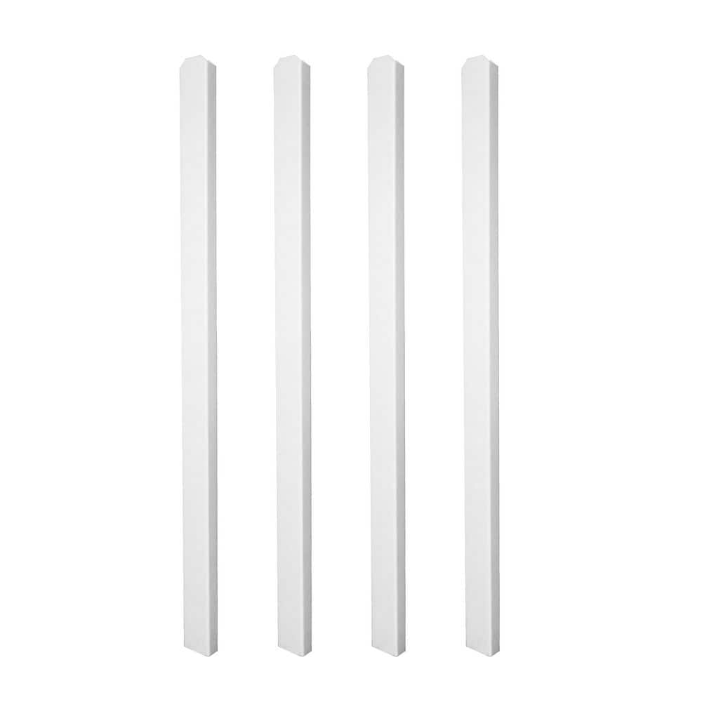 Zippity Outdoor Products 1.75 in. x 3.25 in. x 58 in. White Vinyl