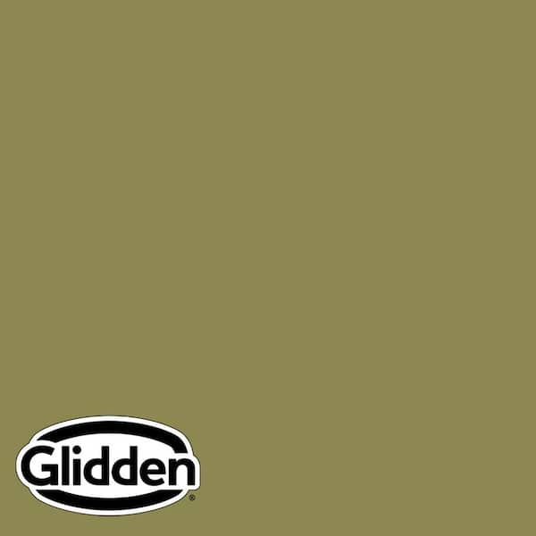 Glidden Essentials 1 gal. Bronze Green PPG1114-6 Flat Exterior Paint
