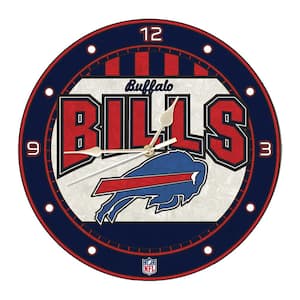 NFL-12 in. Bills Art Glass Clock