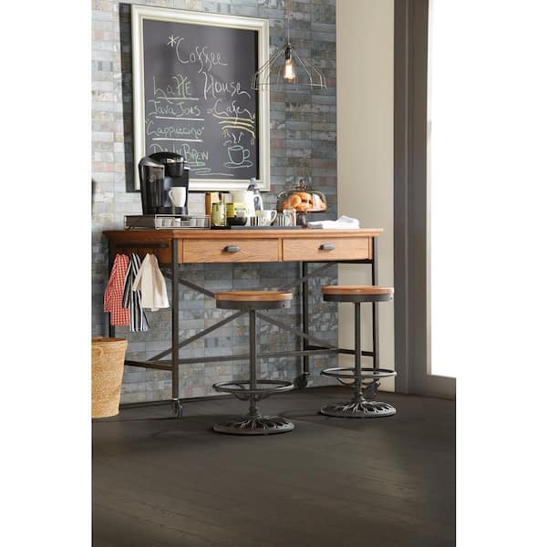 Bradford 5 Winchester Red Oak 3/8 in. T X 5 in. W Tongue and Groove Engineered Hardwood Flooring (23.66 sq.ft./case)
