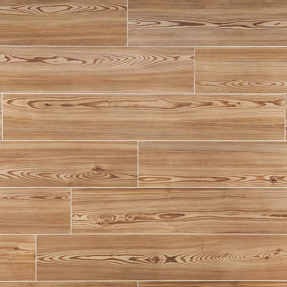 Teakwood Matte Brown Large Format Porcelain Tile