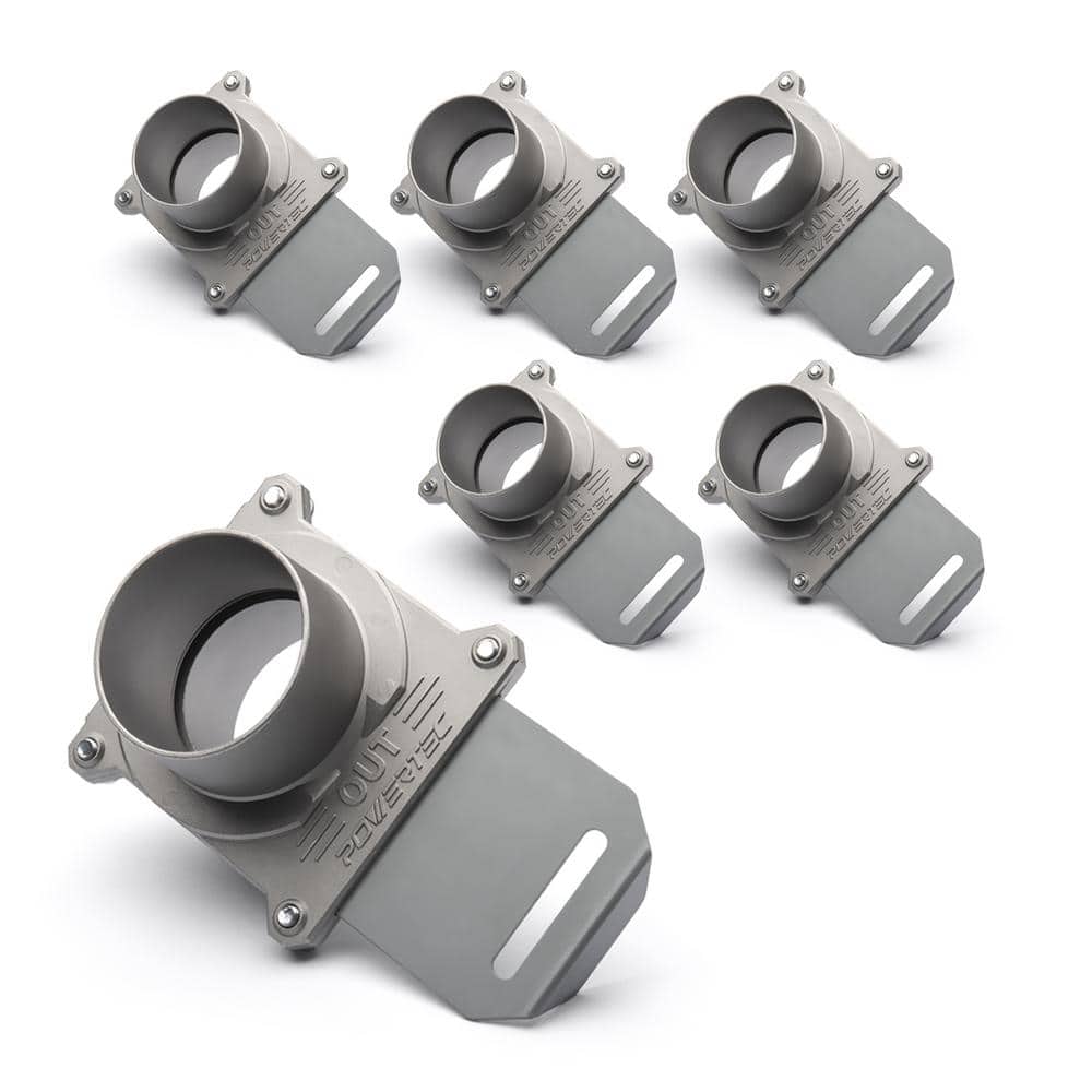 2-1/2 in. Aluminum Blast Gate with Anti Clog and Air Leak Seal for Dust Collection (6-Pack) price history on PriceWatchPro