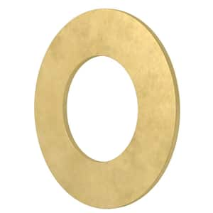 5/8 in. Brass Flat Washer (4-Pack)