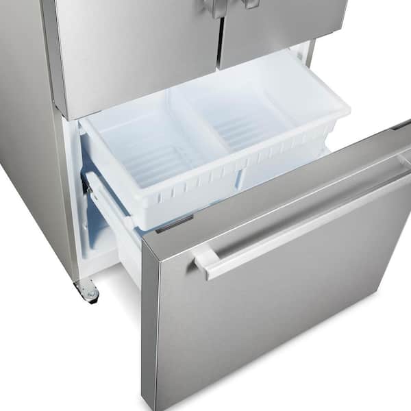 Cosmo 30 in. 17.5 cu. ft. Counter Depth 3-Door French Door