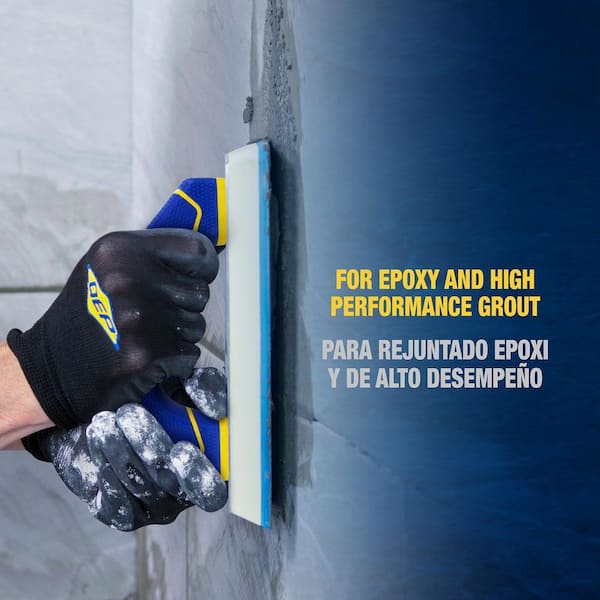 9.5 in. L x 0.25 in. T x 4 in. W Tile Flooring Universal Gum Rubber Hand Float with Comfort Grip Handle