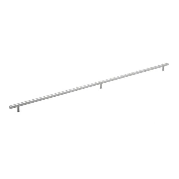 Richelieu Hardware Tivoli Collection 37 1/8 in. (943 mm) Brushed Stainless Steel Modern Cabinet Bar Pull