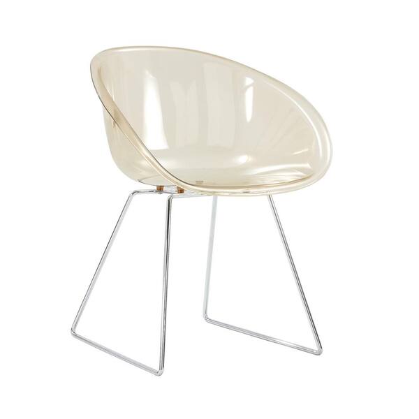 round clear chair