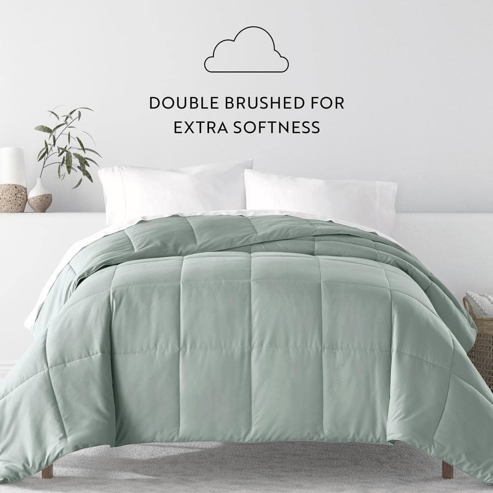 King Eucalyptus Microfiber Down Alternative Comforter Set