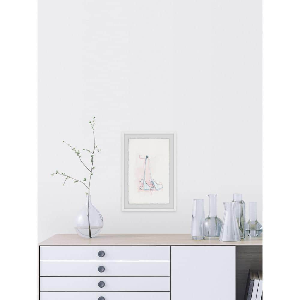 30 in. H x 20 in. W Roller Skates by Marmont Hill Framed Printed Wall 