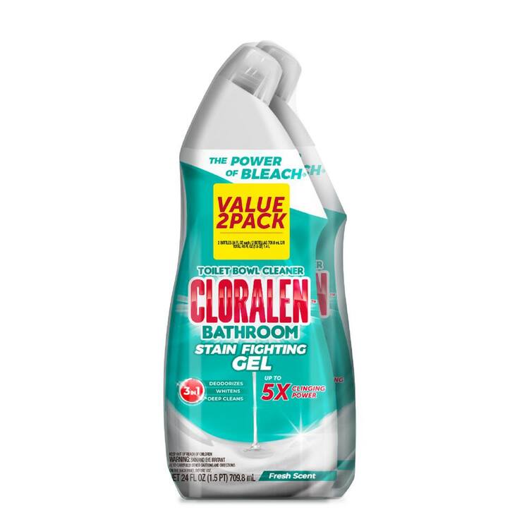 Cloralen 24 fl. oz. Triple Action Fresh Scent Toilet Cleaning Gel (2-Pack)