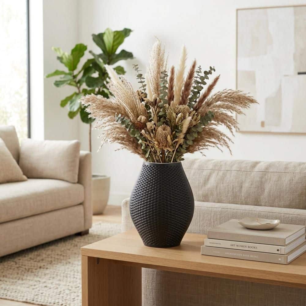 11 in. Black Ceramic Novelty Decorative Vase price history on PriceWatchPro