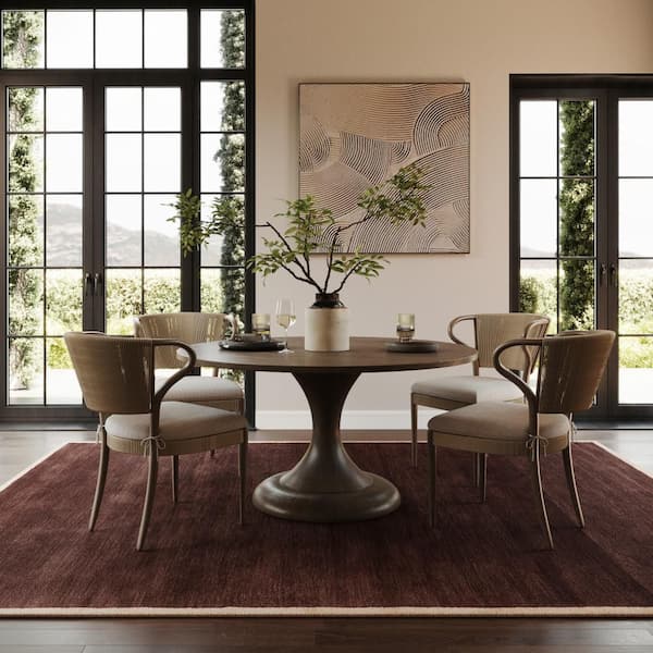 Pierre Wool Area Brown 8 ft. x 10 ft. Indoor Area Rug