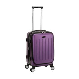 Titan Expandable 19 in. Hardside Spinner Laptop Carry-On Suitcase, Purple