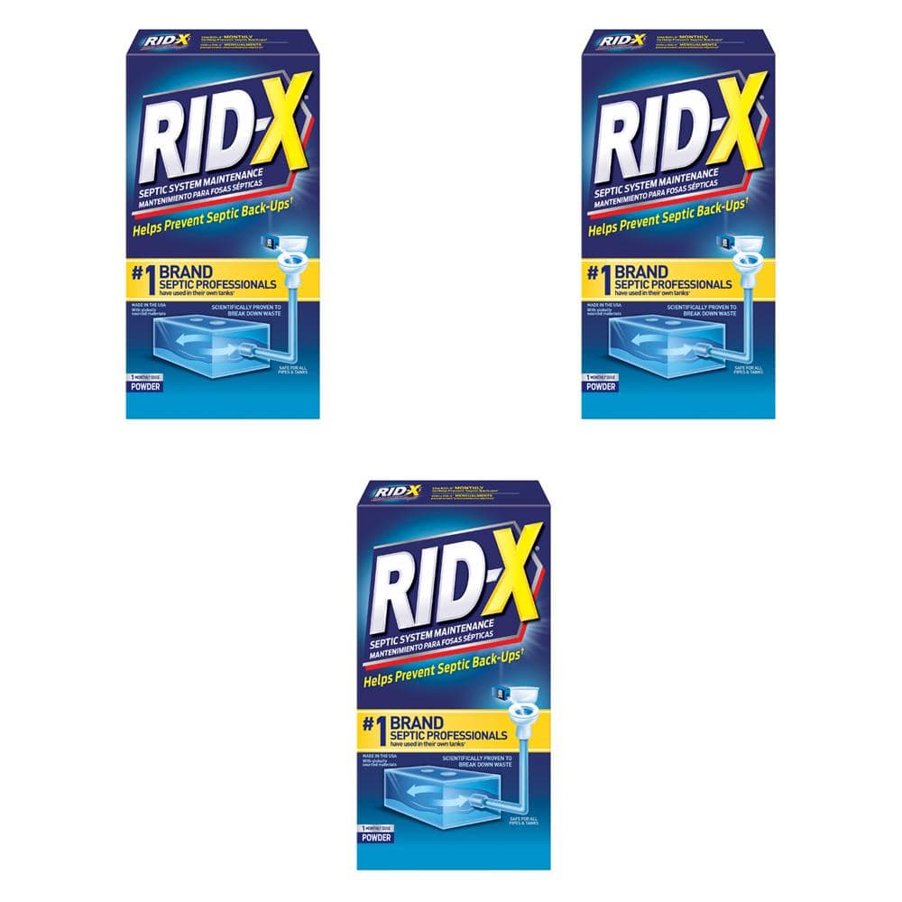 RID-X Septic System Treatment 2005 Powder 24oz 1 Monthly Dose Lot