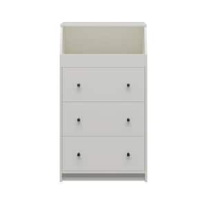 Cantell 3-Drawer Dresser, White