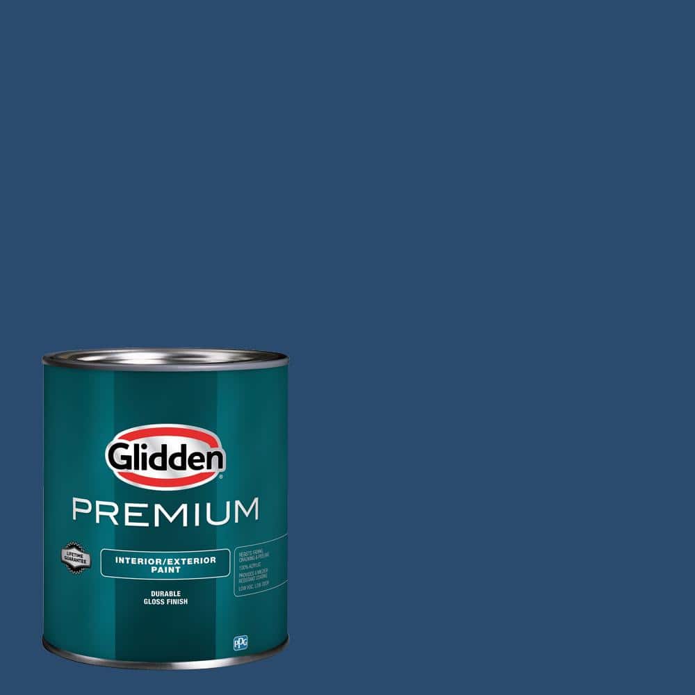 glidden-premium-1-qt-blue-tang-ppg1160-7-high-gloss-interior-exterior