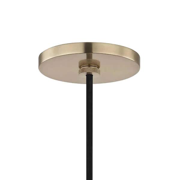 MITZI HUDSON VALLEY LIGHTING Neko 1-Light Aged Brass Pendant with 