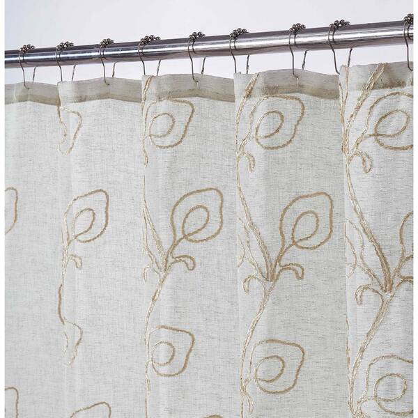 Home Depot Stella 70 In X 72 Linen, Home Depot Shower Curtains