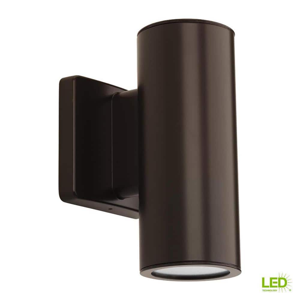 Antique Bronze Dimmable Cylinder LED Wall Sconce