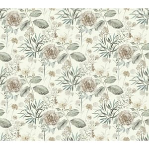 60.75 sq. ft. Midsummer Floral Wallpaper