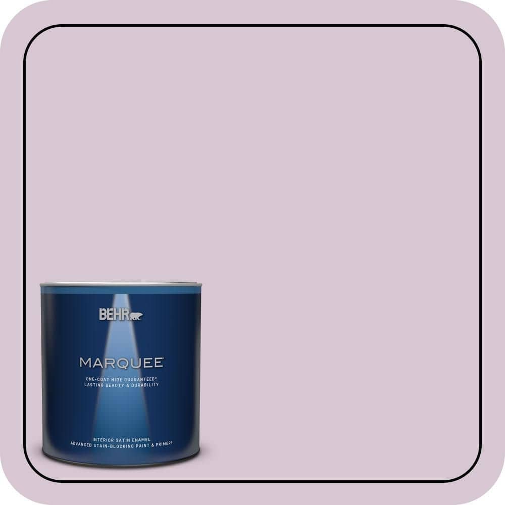 1 qt. #680E-3 Rosy Lavender Satin Enamel Interior Paint & Primer price history on PriceWatchPro