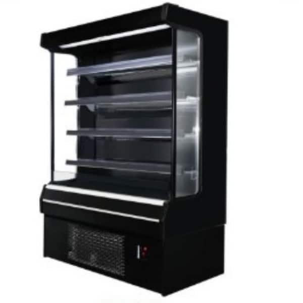 Cooler Depot 40 in. W 15 cu. ft. commercial Air Curtain open case cooler Merchandiser refrigerator in Black