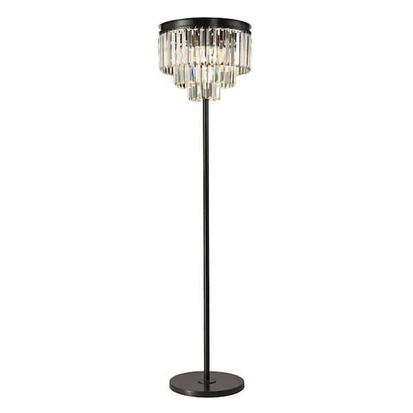 Titan Lighting Lucerne Collection 62 in. Oil Rubbed Bronze Floor Lamp