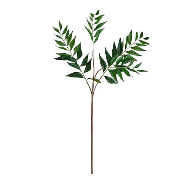 Nearly Natural 38 in. Artificial Palmate Fern Stems (Set of 3)