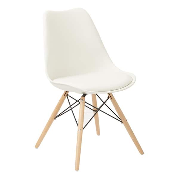 OSP Home Furnishings Allen White Guest Chair