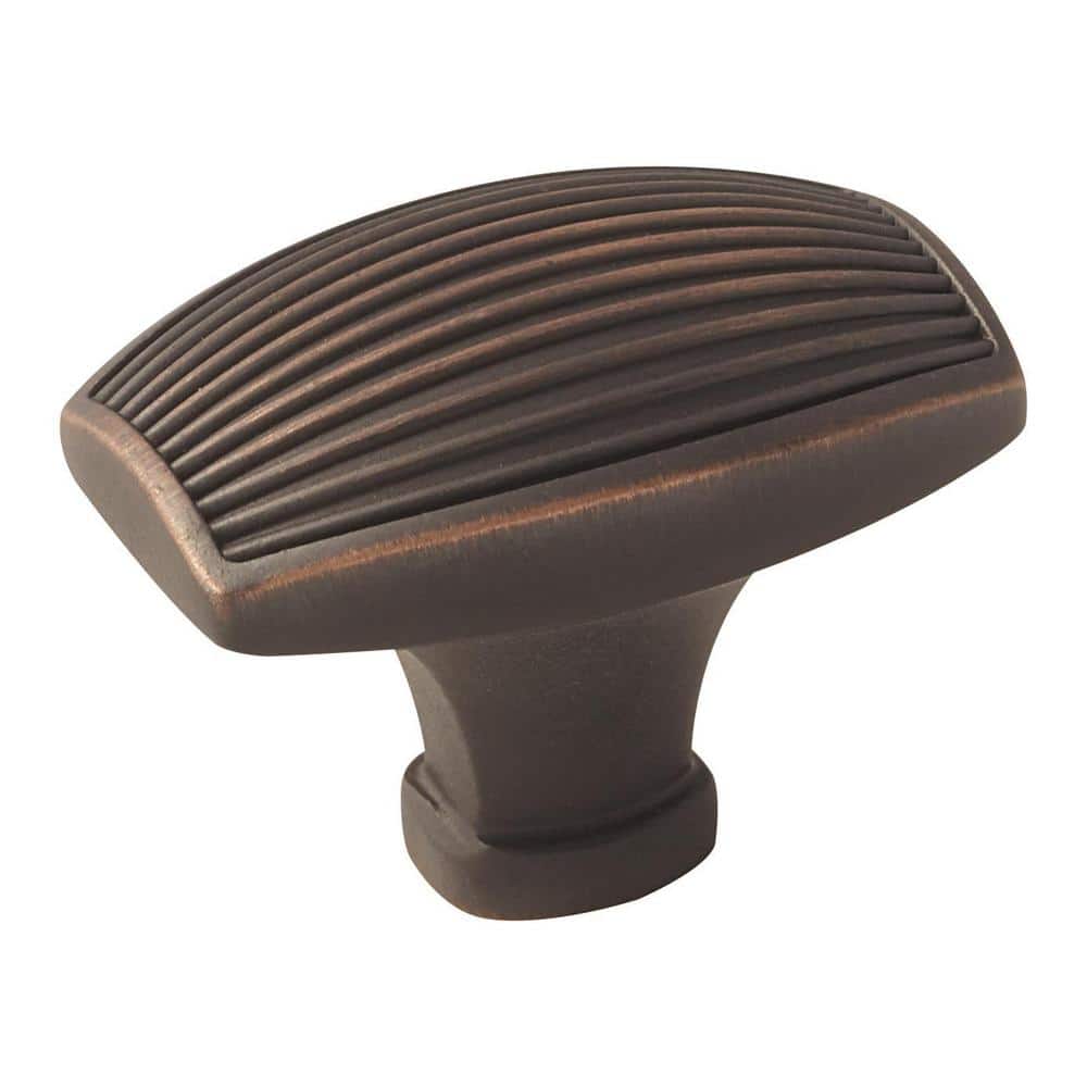 Sea Grass 1-1/2 in. (38mm) Traditional Oil-Rubbed Bronze Bar Cabinet Knob