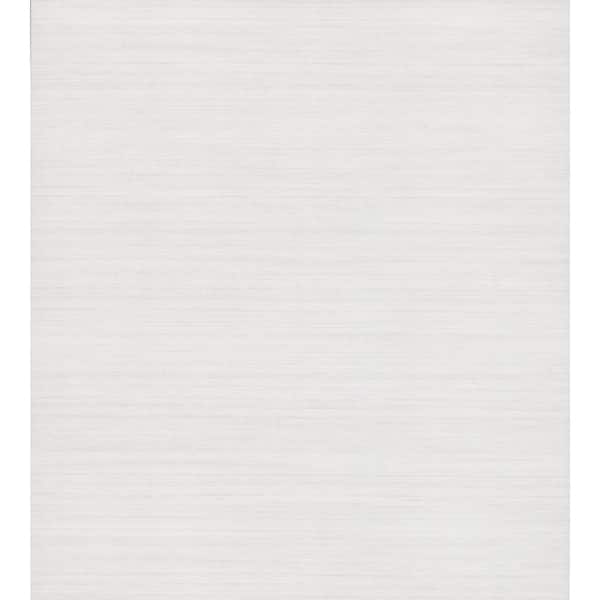 York Wallcoverings White Silk Elegance Paper Wallpaper Matte, 27 in. x 27 ft.