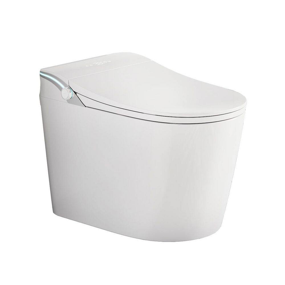 Elongated Round Bidet Toilet 1.28GPF in White Dynamic Clean with Dryer ADA Comfort Height and Foot Sensor Power Outage price history on PriceWatchPro