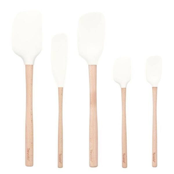 Tovolo Flex-Core Spatula Wood Handled Set (Set of 5)