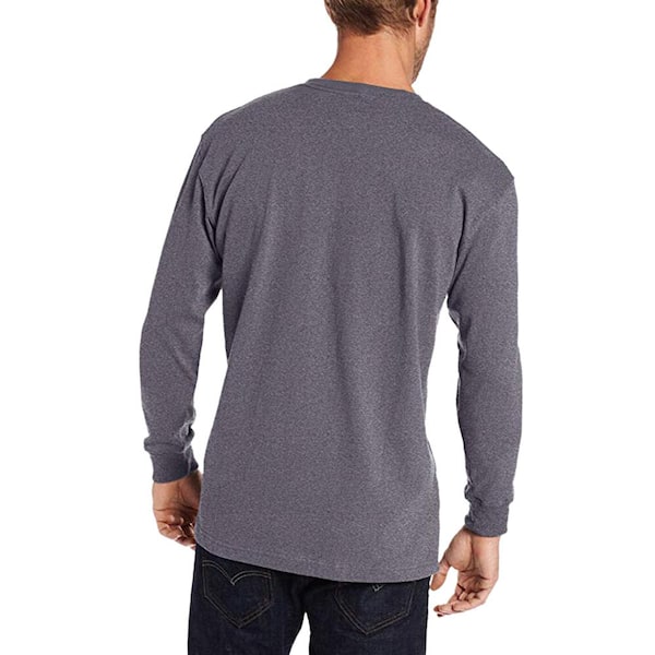 Carhartt Long Sleeve Workwear Pocket T-Shirt, Men's Carbon Heather