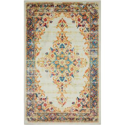 Indus Cream 10 ft. x 14 ft. Indoor Area Rug